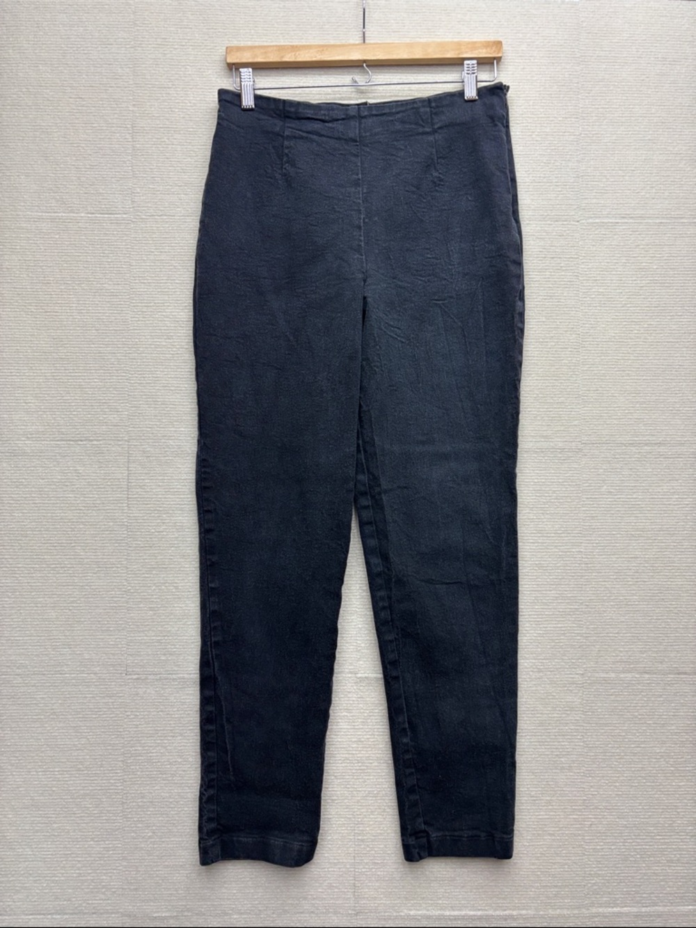 Eileen Fisher | medium Classic Black High-Waist Straight Pants
